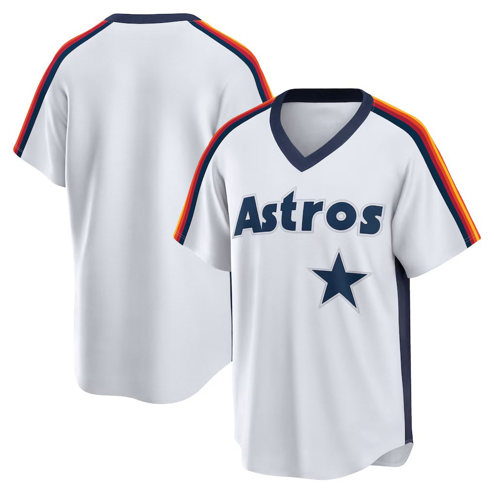 Houston Astros White Fedasgoge Home Cooperstown Collection Player Jersey