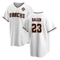 Arizona Diamondbacks #23 Zac Gallen White Fedasgoge 2023 World Series Cool Base Stitched Jersey