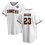 Arizona Diamondbacks #23 Zac Gallen White Fedasgoge 2023 World Series Cool Base Stitched Jersey