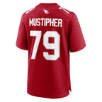 A.Cardinals #79 PJ Mustipher Cardinal Fedasgoge Team Game Jersey
