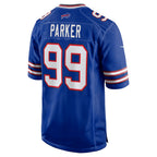 B.Bills #99 T.J. Parker Royal Fedasgoge Game Jersey
