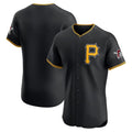 Pittsburgh Pirates Black Fedasgoge Alternate Vapor Premier Elite Patch Jersey
