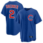 Chicago Cubs #2 Nico Hoerner Player Royal Fedasgoge Home Game Stitched Jerseys