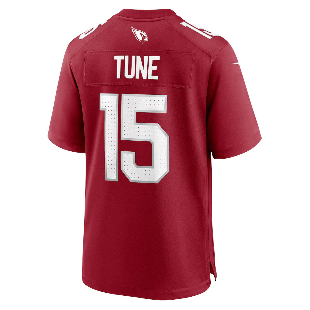 A.Cardinals #15 Clayton Tune Cardinal Fedasgoge Game Jersey