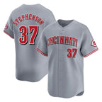 Cincinnati Reds #37 Tyler Stephenson Player Gray Fedasgoge Home Limited Stitched Jerseys