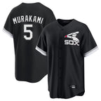 Chicago White Sox #5 Munetaka Murakami Player Black Fedasgoge Spring Training Game Stitched Jerseys