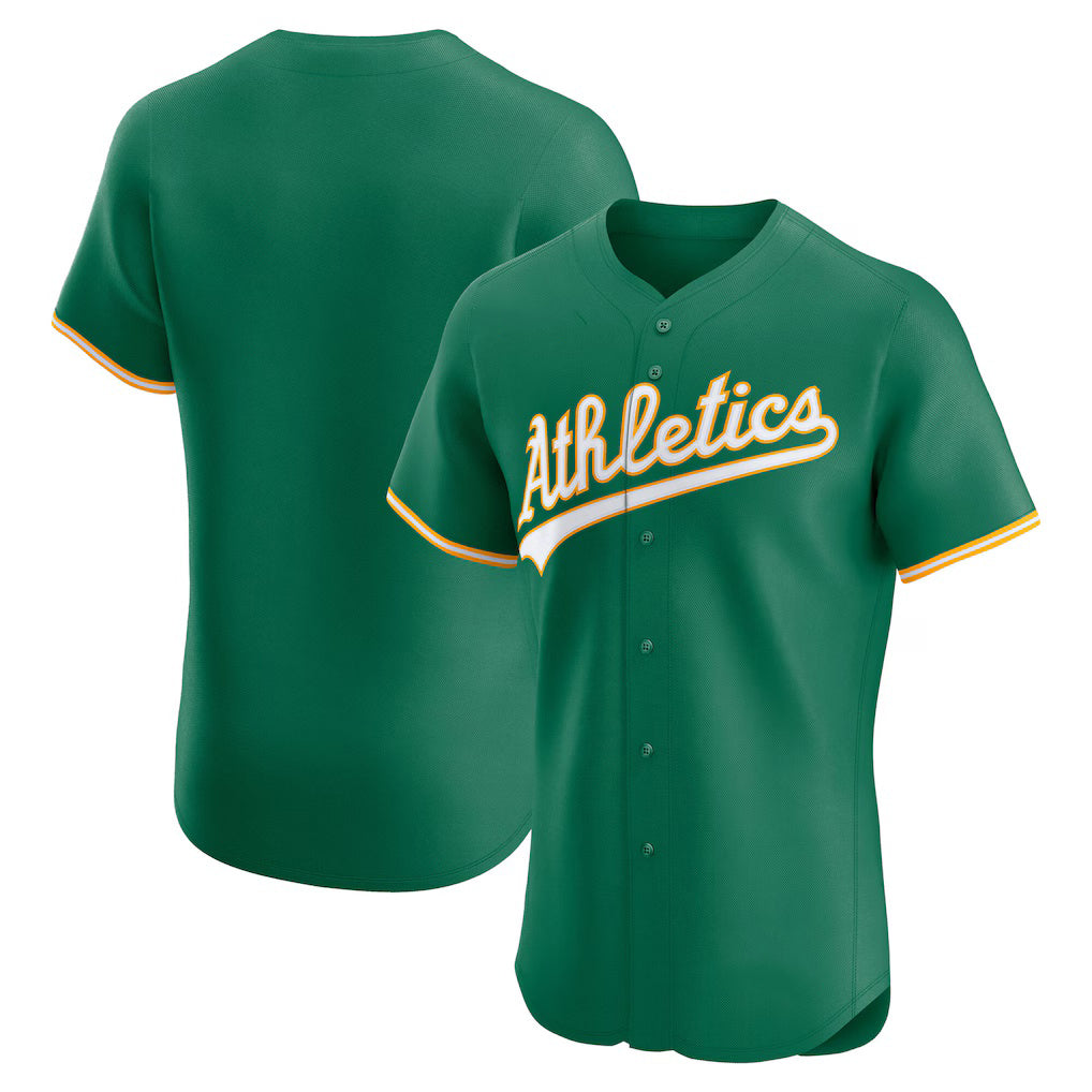 Oakland Athletics Kelly Green Fedasgoge Alternate Elite Jersey