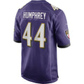 B.Ravens #44 Marlon Humphrey Purple Fedasgoge Game Jersey