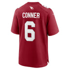 A.Cardinals #6 James Conner Cardinal Fedasgoge Home Game Jersey
