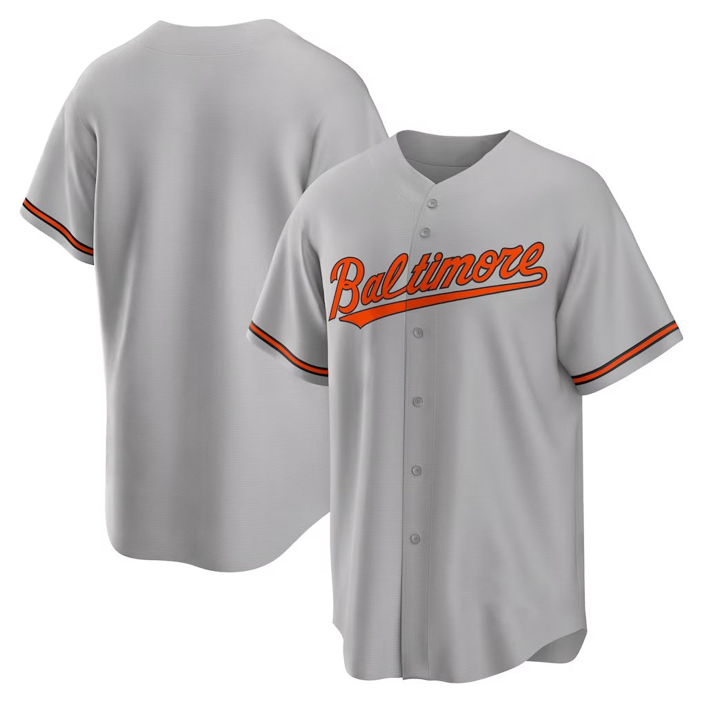 Baltimore Orioles Gray Fedasgoge Road Replica Team Jersey