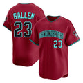Arizona Diamondbacks #23 Zac Gallen Player Red Fedasgoge Limited Home Game Stitched Jerseys