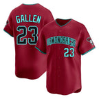 Arizona Diamondbacks #23 Zac Gallen Player Red Fedasgoge Limited Home Game Stitched Jerseys