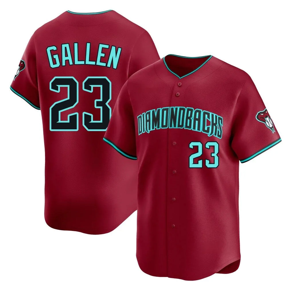 Arizona Diamondbacks #23 Zac Gallen Player Red Fedasgoge Limited Home Game Stitched Jerseys