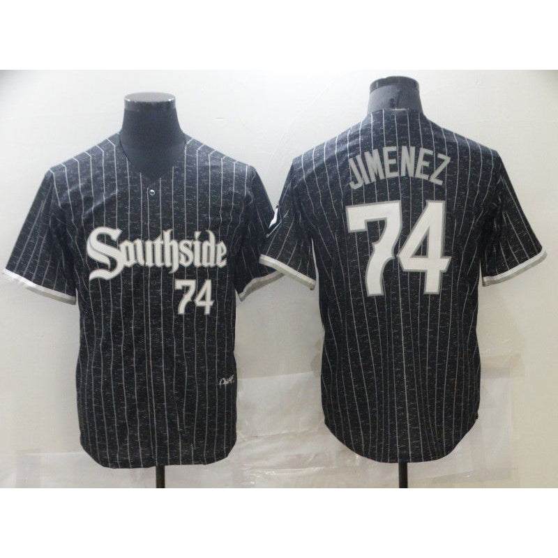 Chicago White Sox #74 Jimenez City Edition Black Fedasgoge Game 2021 Jersey
