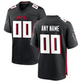 Custom A.Falcons Black Fedasgoge Game Jersey