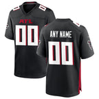 Custom A.Falcons Black Fedasgoge Game Jersey
