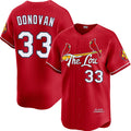 St. Louis Cardinals #33 Brendan Donovan Red Fedasgoge 2024 City Connect Limited Stitched Jersey