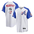 Atlanta Braves #3 Dale Murphy Player White Fedasgoge USA 250 Fourth Of July City Connect Home Game Stitched Jerseys