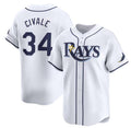 Tampa Bay Rays #34 aron Civale White Fedasgoge Home Limited Stitched Jersey