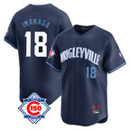 Chicago Cubs #18 Shota Imanaga Player Navy Fedasgoge City Connect 150th Anniversary Limited Home Stitched Jerseys