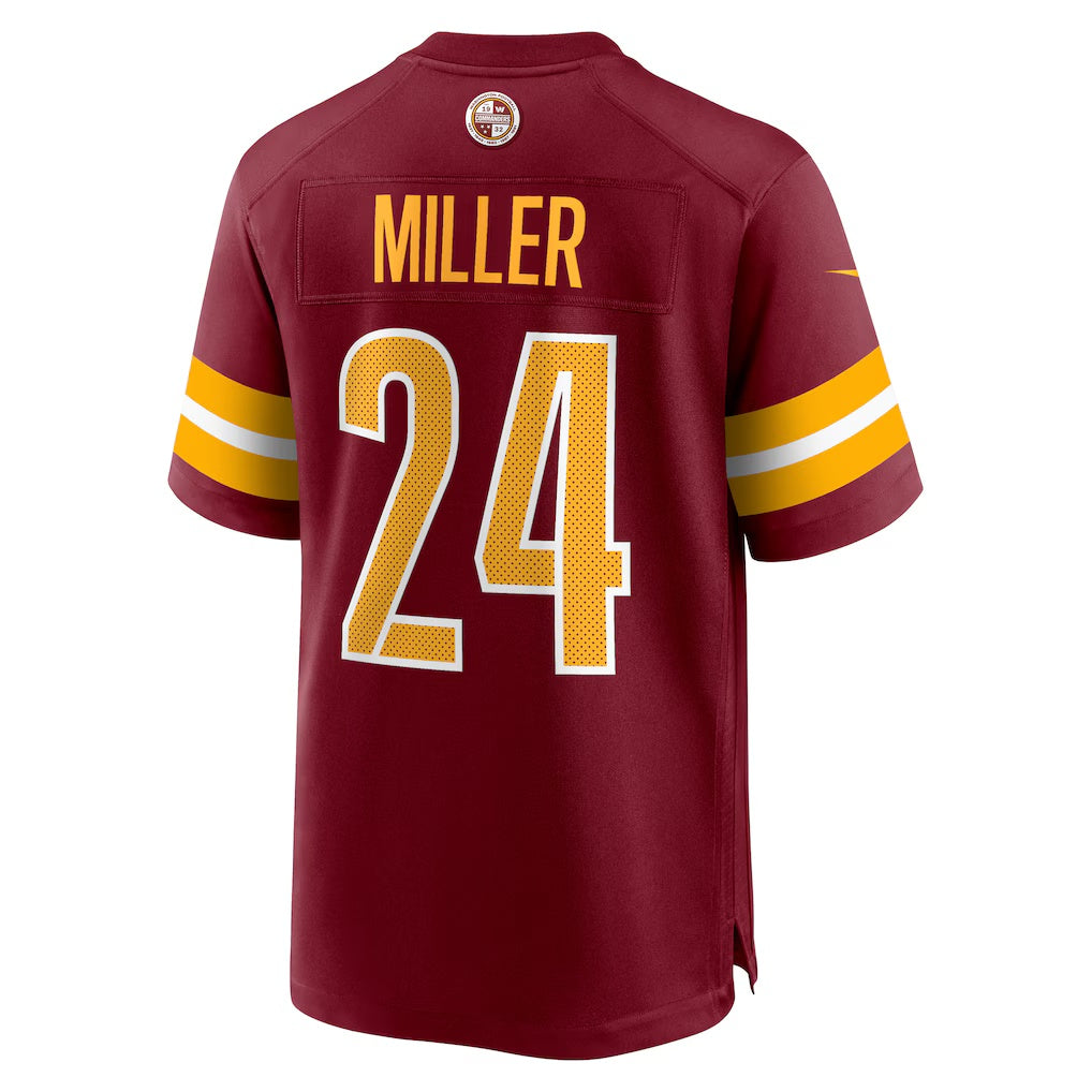 W.Commanders #24 Von Miller Burgundy Fedasgoge Team Game Jersey