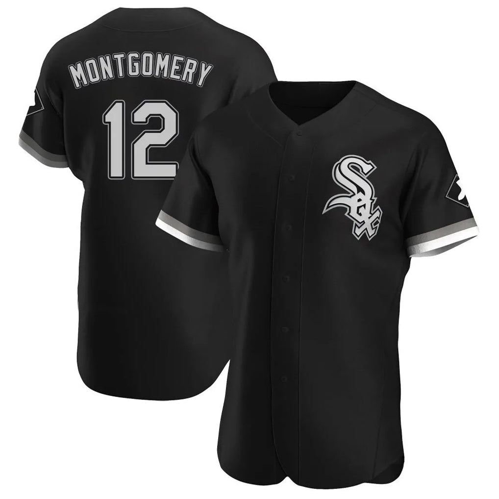 Chicago White Sox #12 Colson Montgomery Player Black Fedasgoge Limited Elite Home Stitched Jerseys