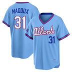 Atlanta Braves #31 Greg Maddux Powder Blue Fedasgoge 2026 City Connect Stadium Jersey