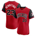 Chicago White Sox #23 Andrew Benintendi Player Red Fedasgoge City Connect Limited Elite Home Stitched Jerseys