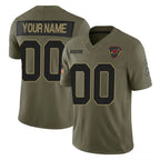 Custom A.Cardinals Active Player Olive Fedasgoge 2025 F.U.S.E. Salute to Service Limited Stitched Jersey