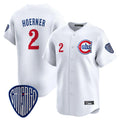 Chicago Cubs #2 Nico Hoerner Player White Fedasgoge Vapor Premier Limited Home Stitched Jerseys