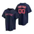 Custom Boston Red Sox Navy Fedasgoge Stitched Cool Base Jersey