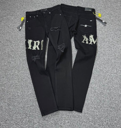 Men's Amiri Fashionable Casual Jeans Pants Size 28-36
