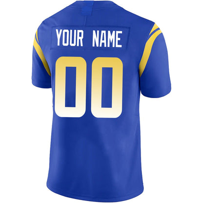 Custom Football Jerseys Team Player or Personalized Design Your Own Name for Men's Women's Youth Jerseys Navy
